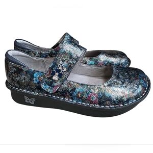 Alegria PAL-464 NWOT Mary Jane's Nurse Work Shoes Multicolor Size 8.5-9 Women's